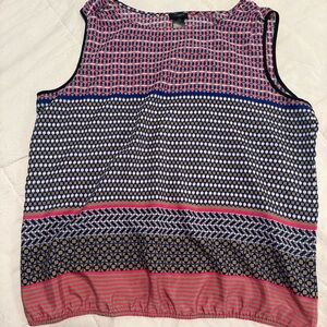 Ann Taylor Multicolored Boxy Tank Top